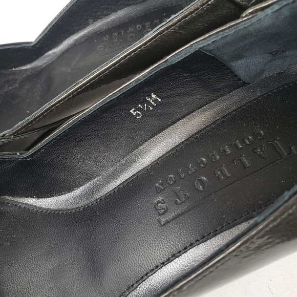 NWOB Talbot's Collection Green Metalic Leather 2' Heel Sz 5.5 - Picture 4 of 10